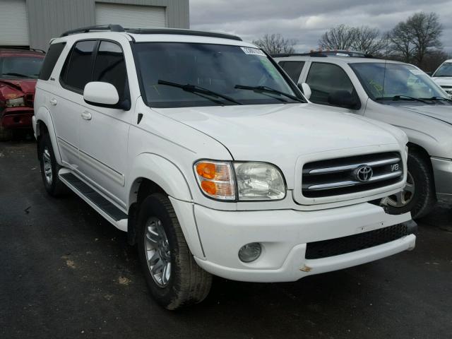 5TDBT48A84S228965 - 2004 TOYOTA SEQUOIA LI WHITE photo 1