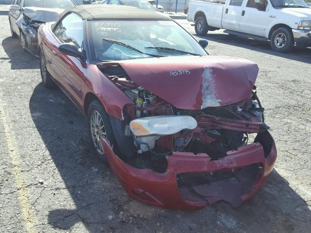 1C3EL55R06N157688 - 2006 CHRYSLER SEBRING TO RED photo 1