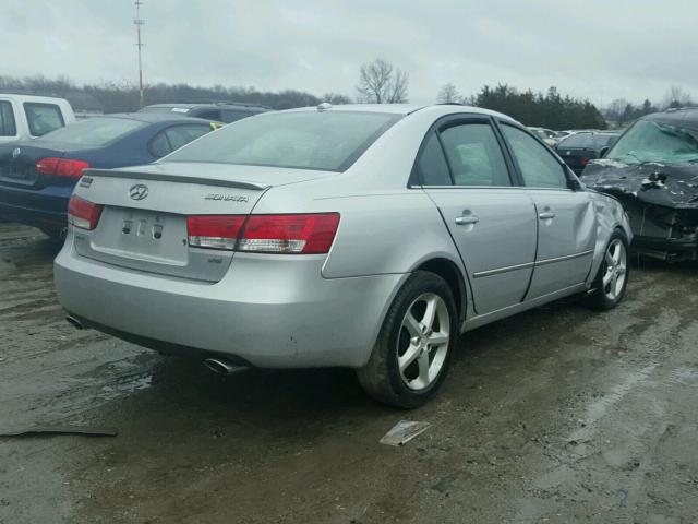 5NPEU46F17H269540 - 2007 HYUNDAI SONATA SE SILVER photo 4