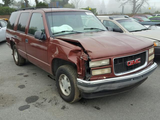 1GKEC13R1XJ743742 - 1999 GMC YUKON MAROON photo 1