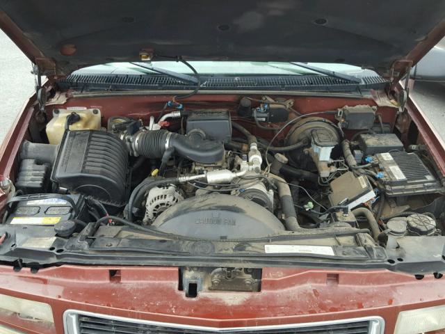 1GKEC13R1XJ743742 - 1999 GMC YUKON MAROON photo 7