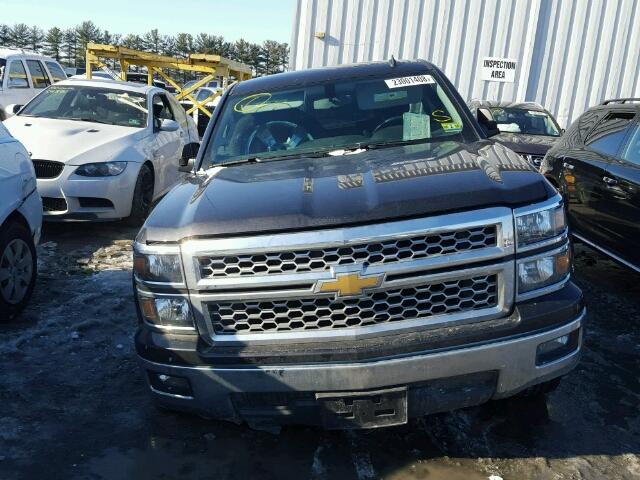 1GCNCREH2EZ346831 - 2014 CHEVROLET SILVERADO BLACK photo 9