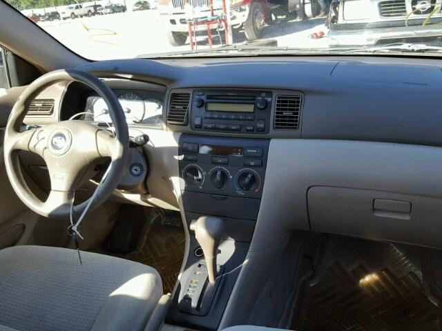 1NXBR32E07Z779102 - 2007 TOYOTA COROLLA CE GOLD photo 9