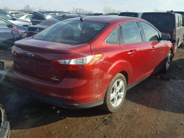 1FADP3F29EL205058 - 2014 FORD FOCUS SE RED photo 4