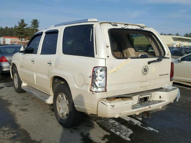 1GYEK63N75R198423 - 2005 CADILLAC ESCALADE L WHITE photo 3