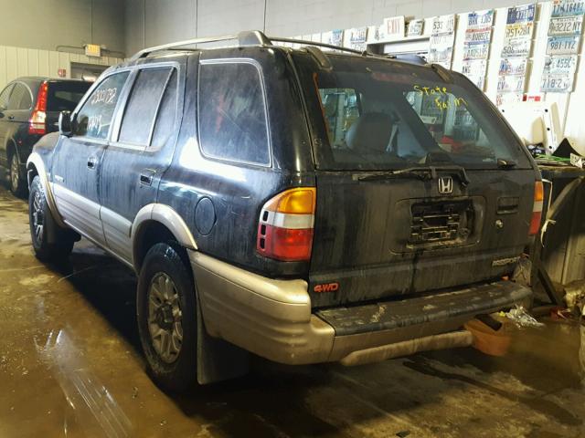 4S6DM58W2Y4406316 - 2000 HONDA PASSPORT E BLACK photo 3