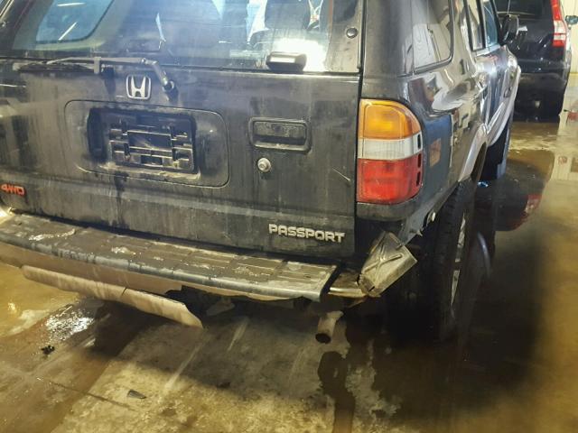 4S6DM58W2Y4406316 - 2000 HONDA PASSPORT E BLACK photo 9