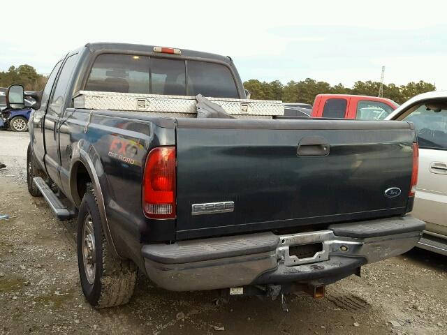 1FTSW21P66EB95886 - 2006 FORD F250 SUPER GREEN photo 3