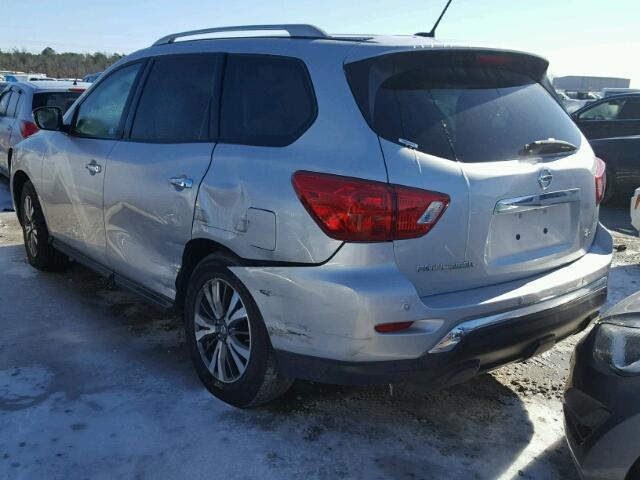 5N1DR2MN8HC667932 - 2017 NISSAN PATHFINDER SILVER photo 3