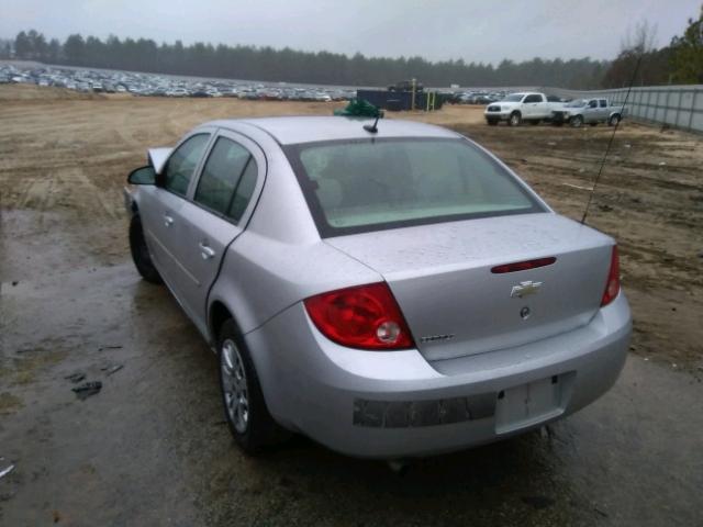 1G1AB5F56A7146970 - 2010 CHEVROLET COBALT LS SILVER photo 3