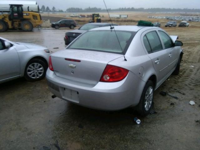 1G1AB5F56A7146970 - 2010 CHEVROLET COBALT LS SILVER photo 4