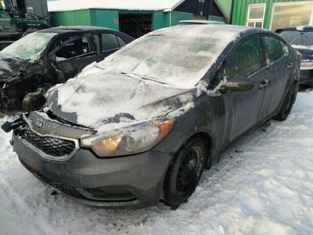 KNAFX4A81G5464975 - 2016 KIA FORTE EX GRAY photo 2