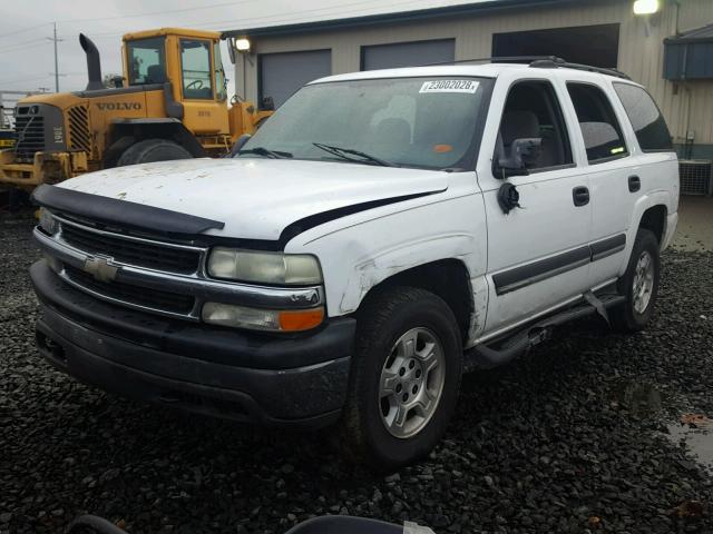 1GNEK13T04R244851 - 2004 CHEVROLET TAHOE K150 WHITE photo 2