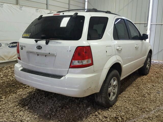 KNDJD733265590351 - 2006 KIA SORENTO EX WHITE photo 4