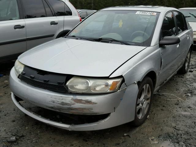 1G8AK52F33Z137702 - 2003 SATURN ION LEVEL SILVER photo 2