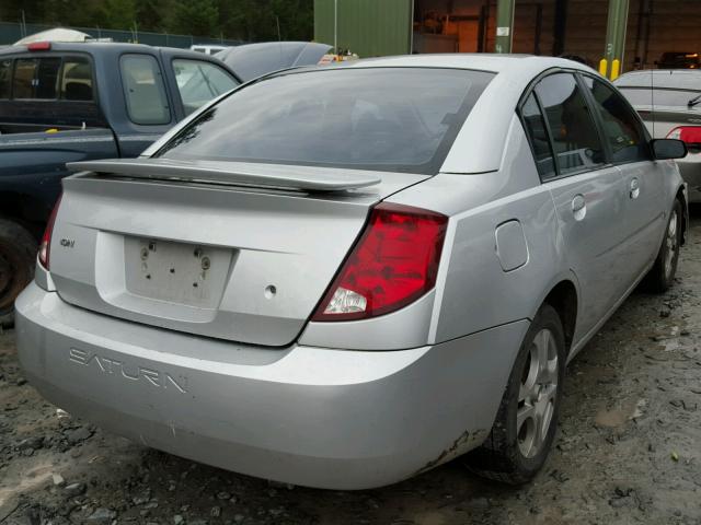 1G8AK52F33Z137702 - 2003 SATURN ION LEVEL SILVER photo 4