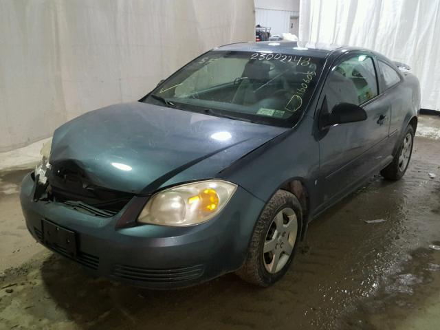 1G1AK15F077352815 - 2007 CHEVROLET COBALT LS BLUE photo 2