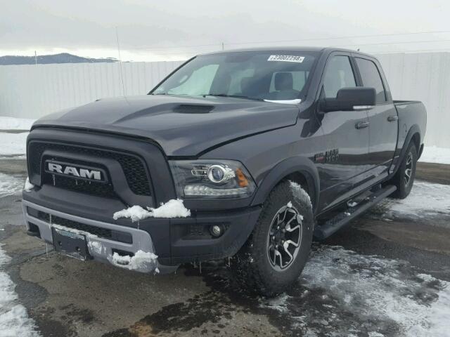 1C6RR7YT3HS566827 - 2017 RAM 1500 REBEL CHARCOAL photo 2