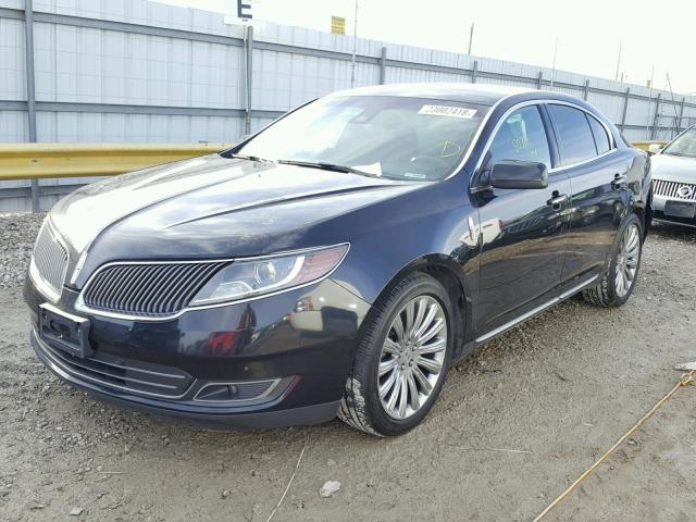 1LNHL9EK2FG602936 - 2015 LINCOLN MKS BLACK photo 2