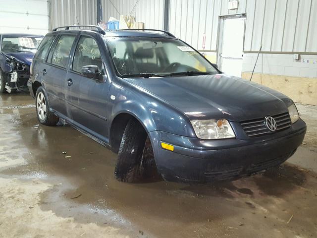 WVWSL61J74W171325 - 2004 VOLKSWAGEN JETTA GLS BLUE photo 1