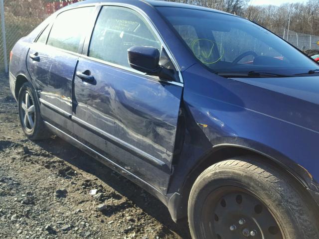 1HGCM56865A087885 - 2005 HONDA ACCORD EX BLUE photo 9