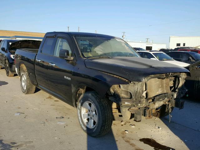 1D3HB18T99S815436 - 2009 DODGE RAM 1500 BLACK photo 1