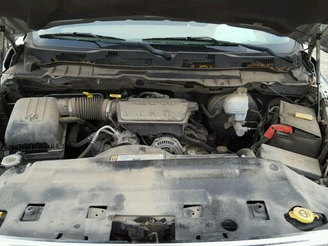 1D7RB1GP3AS237443 - 2010 DODGE RAM 1500 SILVER photo 7