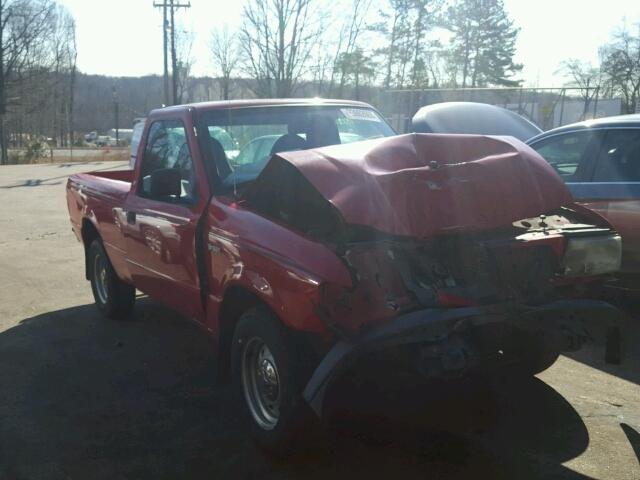 1FTYR10U72TA21382 - 2002 FORD RANGER RED photo 1