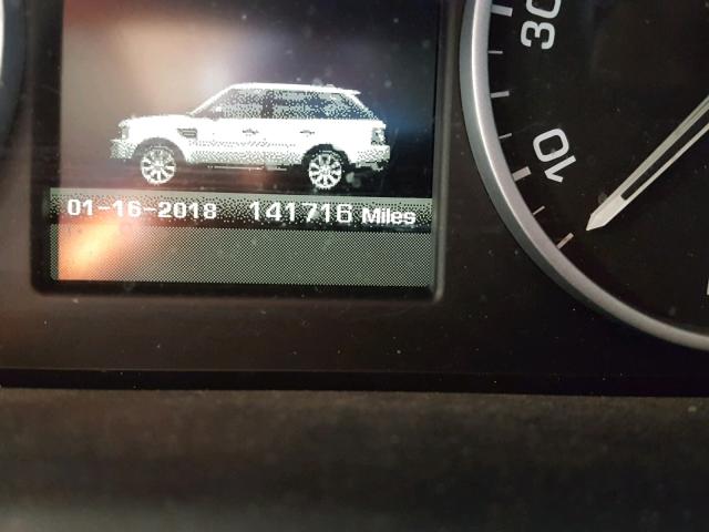 SALSF2D40AA216712 - 2010 LAND ROVER RANGE ROVE GREEN photo 8