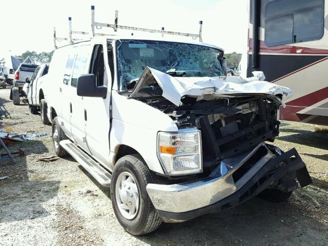 1FTNE2EW2CDA51285 - 2012 FORD ECONOLINE WHITE photo 1