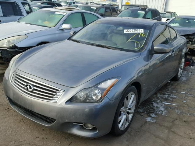 JN1CV6EK7BM210489 - 2011 INFINITI G37 BASE GRAY photo 2