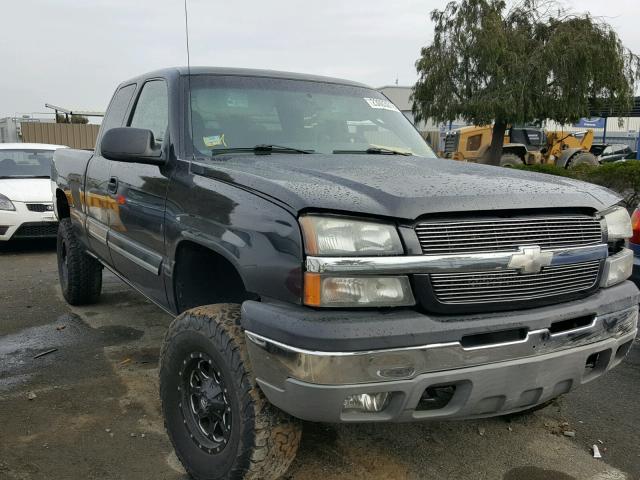 1GCEK19T33E129571 - 2003 CHEVROLET SILVERADO BLACK photo 1