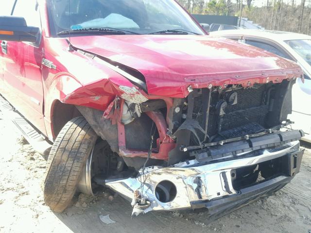 1FTFW1CT2BFC44012 - 2011 FORD F150 SUPER RED photo 9