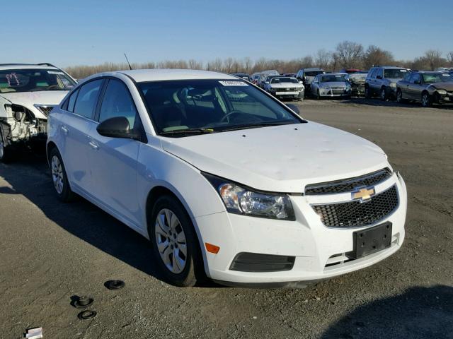 1G1PC5SH4C7388442 - 2012 CHEVROLET CRUZE LS WHITE photo 1