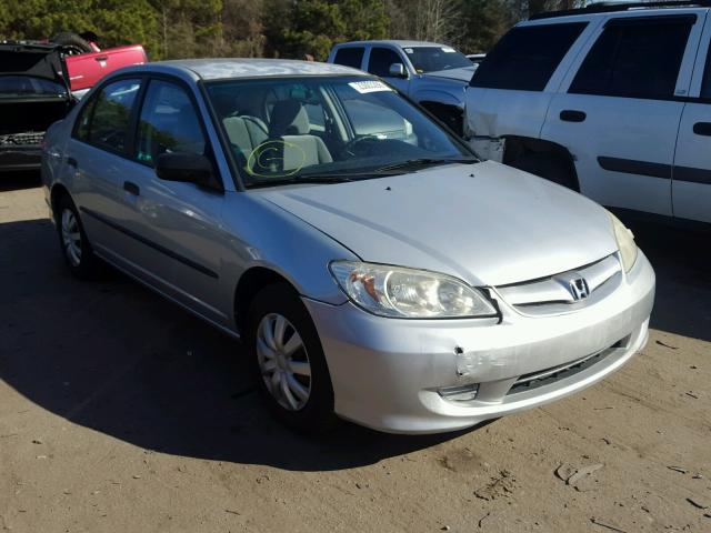 2HGES16394H638189 - 2004 HONDA CIVIC DX V SILVER photo 1