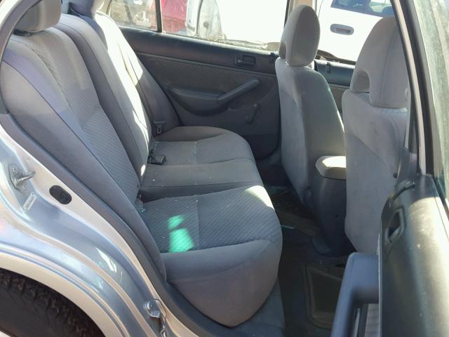 2HGES16394H638189 - 2004 HONDA CIVIC DX V SILVER photo 6