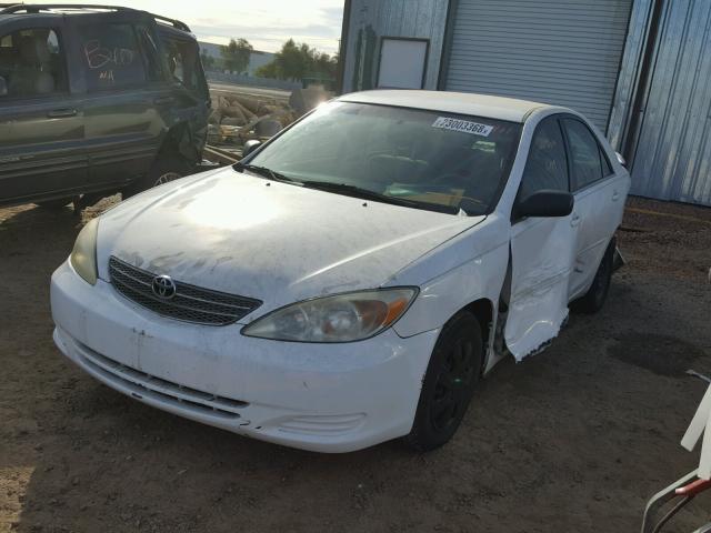 4T1BE32K33U206240 - 2003 TOYOTA CAMRY LE WHITE photo 2