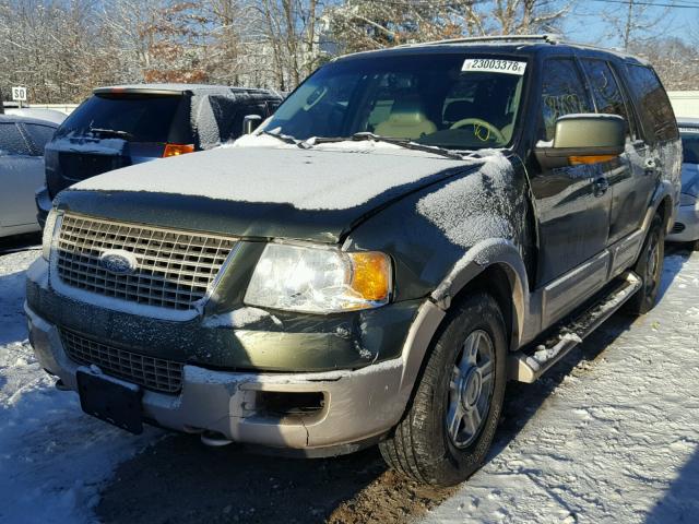 1FMFU18L53LA37384 - 2003 FORD EXPEDITION GREEN photo 2