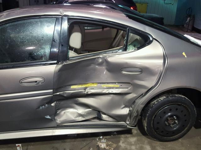 2G2WP552271228341 - 2007 PONTIAC GRAND PRIX GOLD photo 9