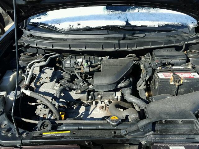 JN8AS58V78W143956 - 2008 NISSAN ROGUE S PURPLE photo 7