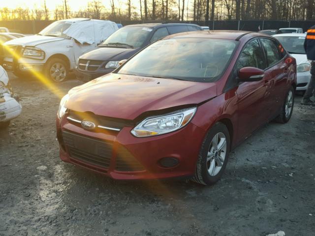 1FADP3F21EL448654 - 2014 FORD FOCUS SE RED photo 2