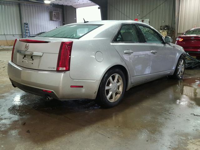 1G6DM577080117176 - 2008 CADILLAC CTS SILVER photo 4