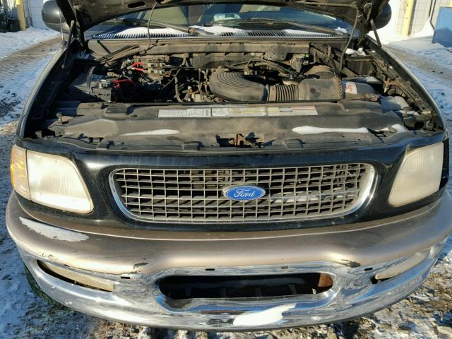 1FMFU18L1VLB36092 - 1997 FORD EXPEDITION BLACK photo 7