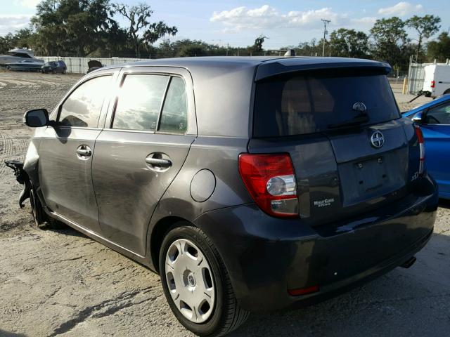 JTKKU4B43B1014338 - 2011 SCION XD GRAY photo 3