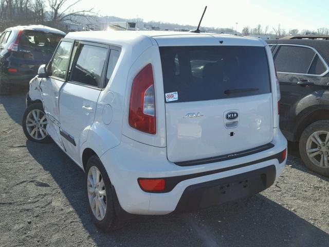 KNDJT2A62C7382294 - 2012 KIA SOUL + WHITE photo 3