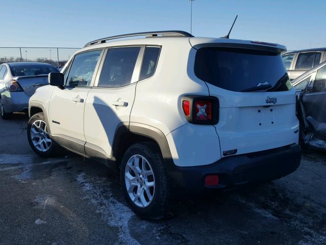 ZACCJABTXFPB49073 - 2015 JEEP RENEGADE L WHITE photo 3