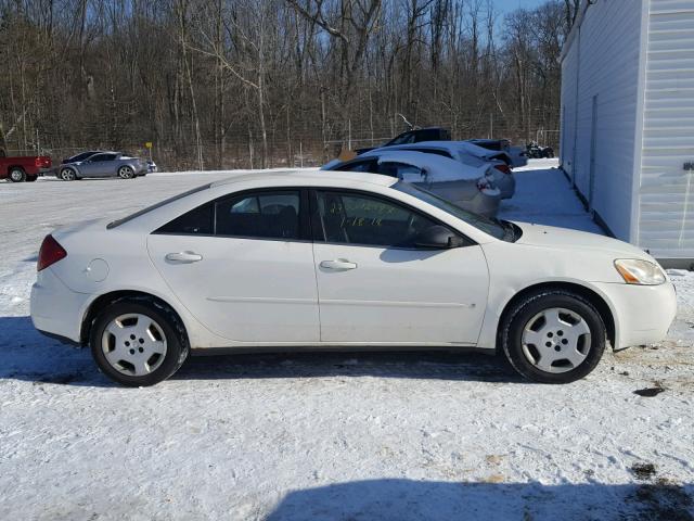 1G2ZF58B574106590 - 2007 PONTIAC G6 VALUE L WHITE photo 10