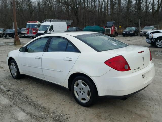 1G2ZF58B574106590 - 2007 PONTIAC G6 VALUE L WHITE photo 3