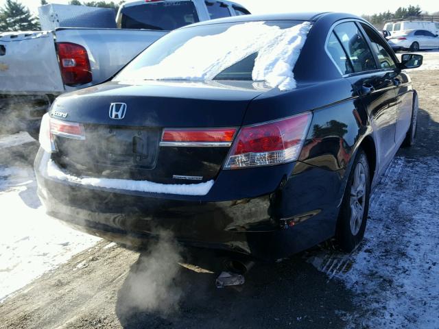 1HGCP2F61CA113746 - 2012 HONDA ACCORD SE BLACK photo 4