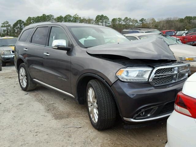 1C4RDHEGXEC596014 - 2014 DODGE DURANGO CI GRAY photo 1